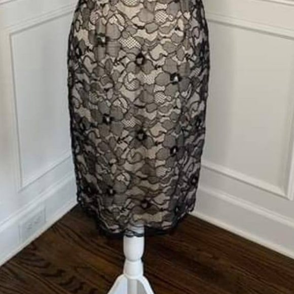 Erin Fetherston Cream and Black Lace Dress NWT size 8 - Picture 3 of 3